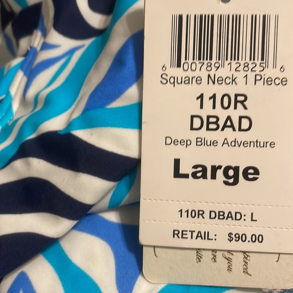 Brand new one piece bathing suit!! Material that moves with you - Picture 3 of 3